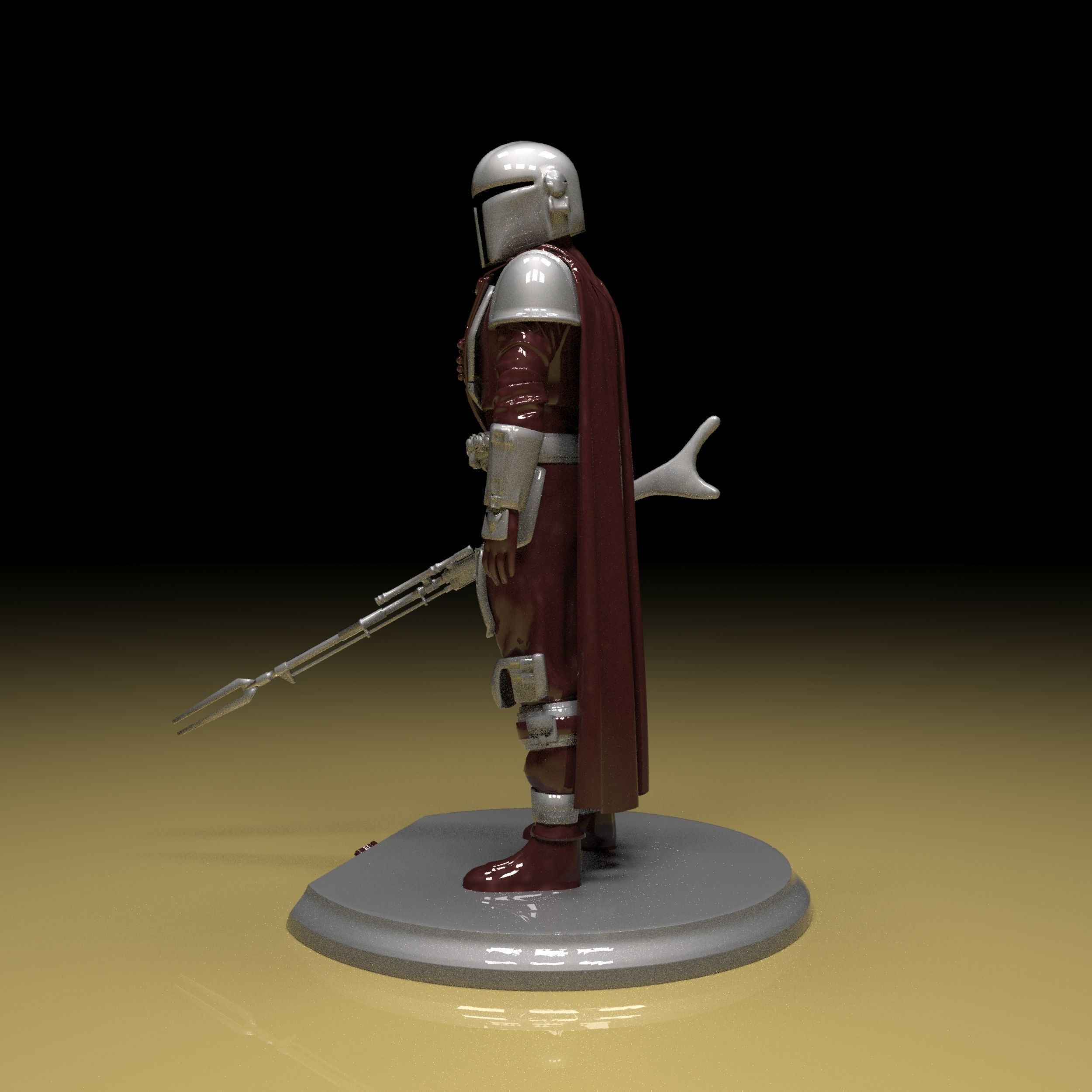 The Mandalorian 3d Model Stl Files 3D print model_2