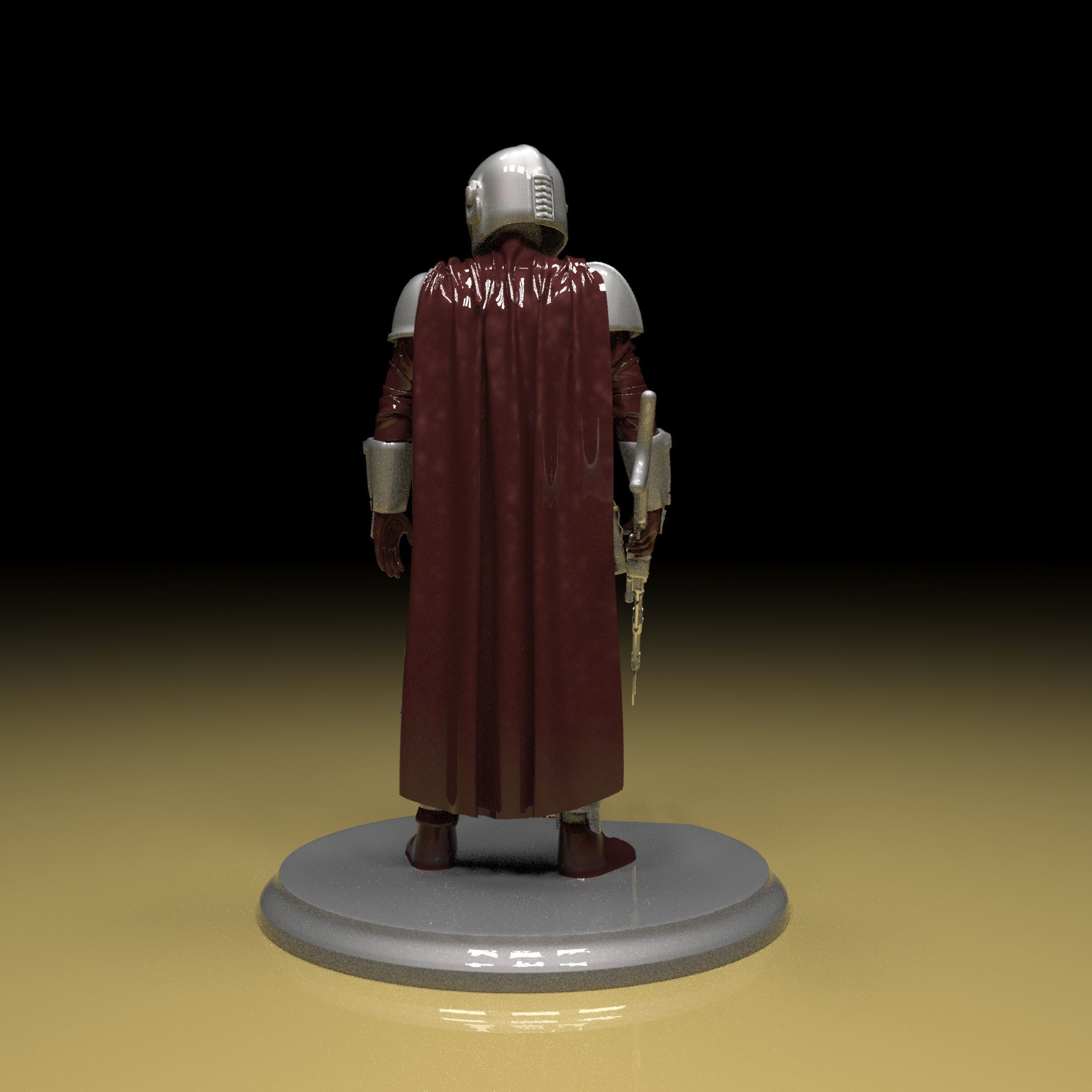 The Mandalorian 3d Model Stl Files 3D print model_4