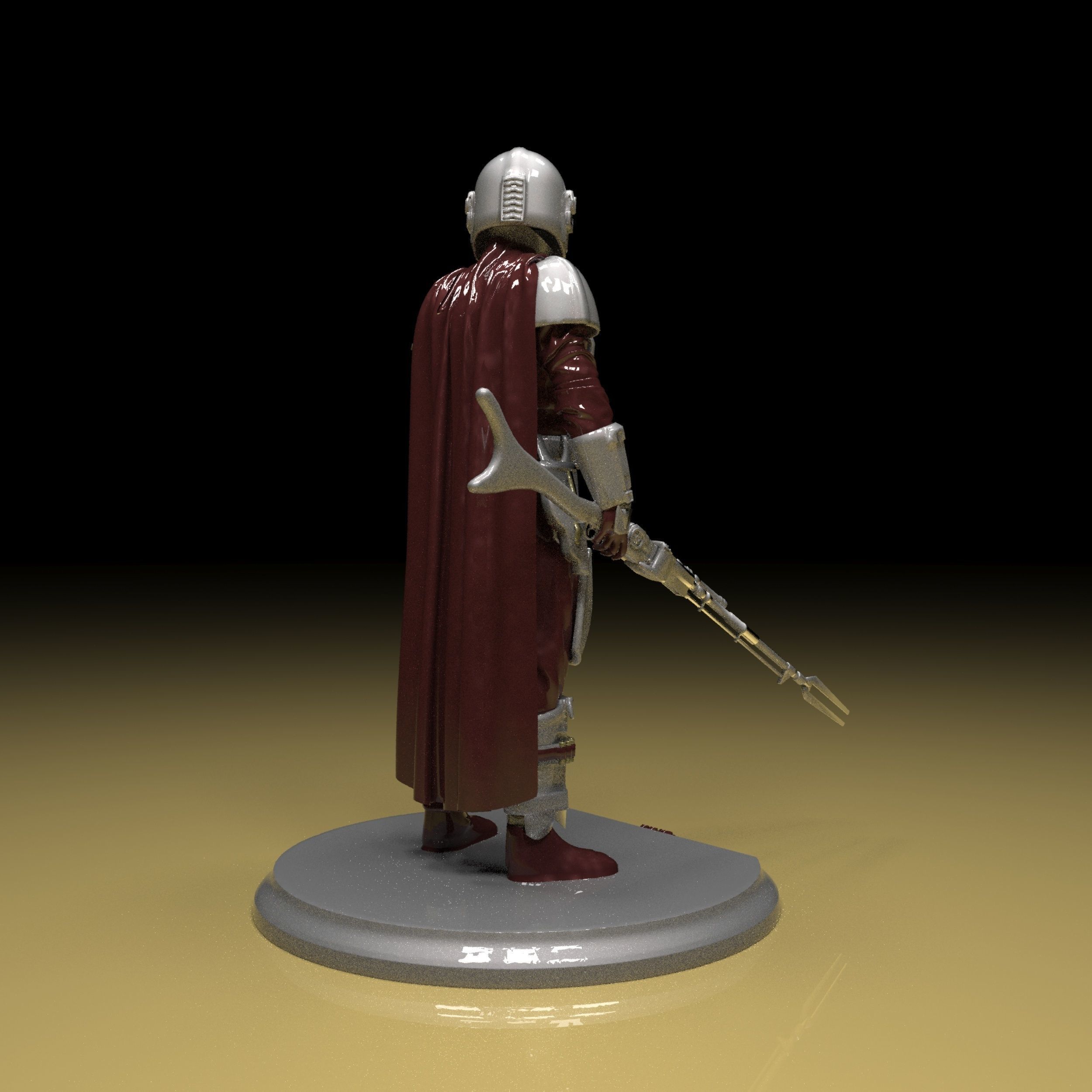 The Mandalorian 3d Model Stl Files 3D print model_5