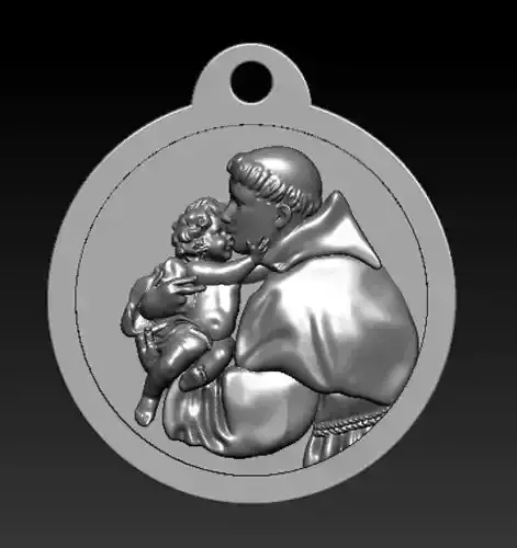 Saint Anthony -Medallion San Antonio 