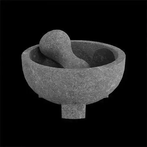 Granite Molcajete light Grey