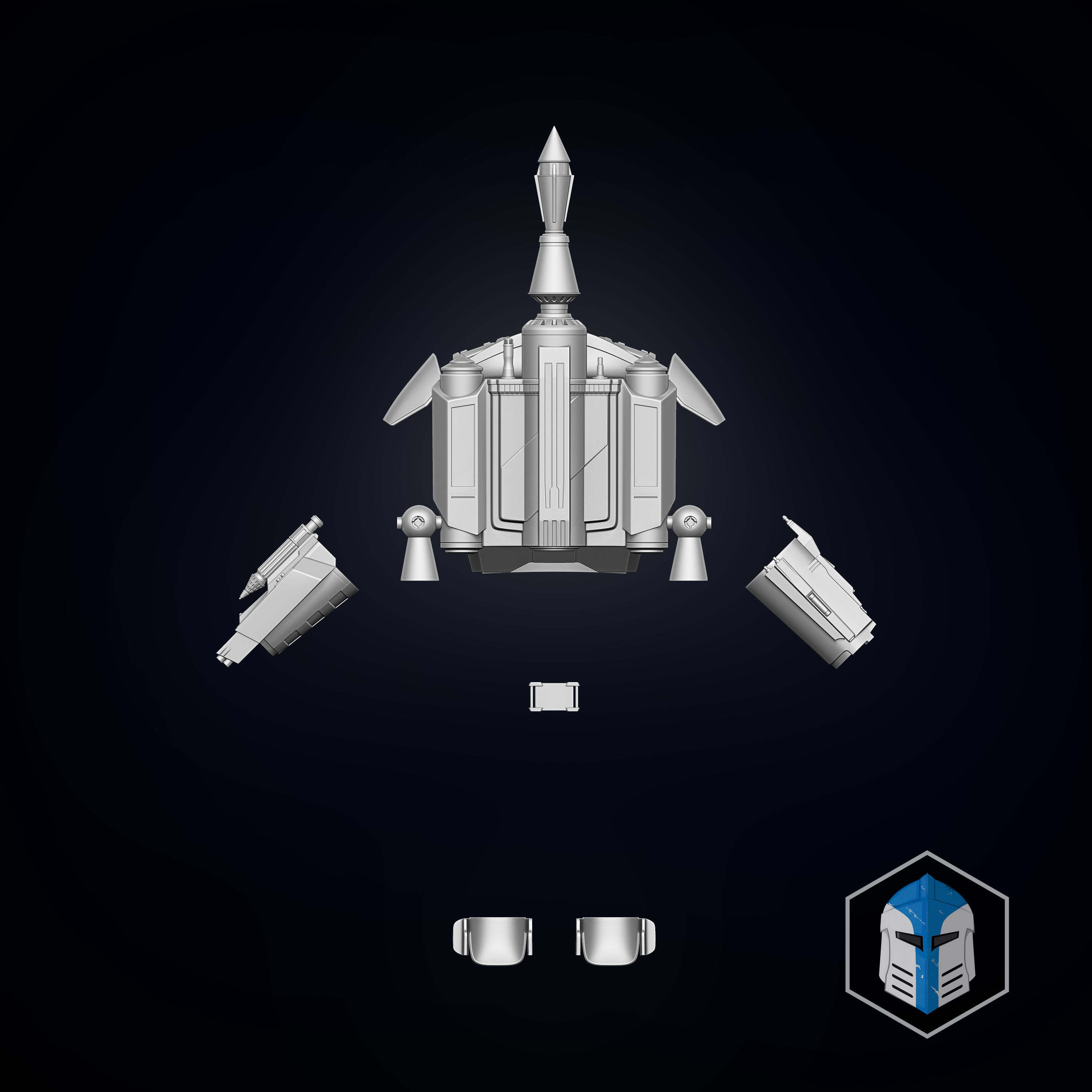 Boba Fett Armor 3D print model_4