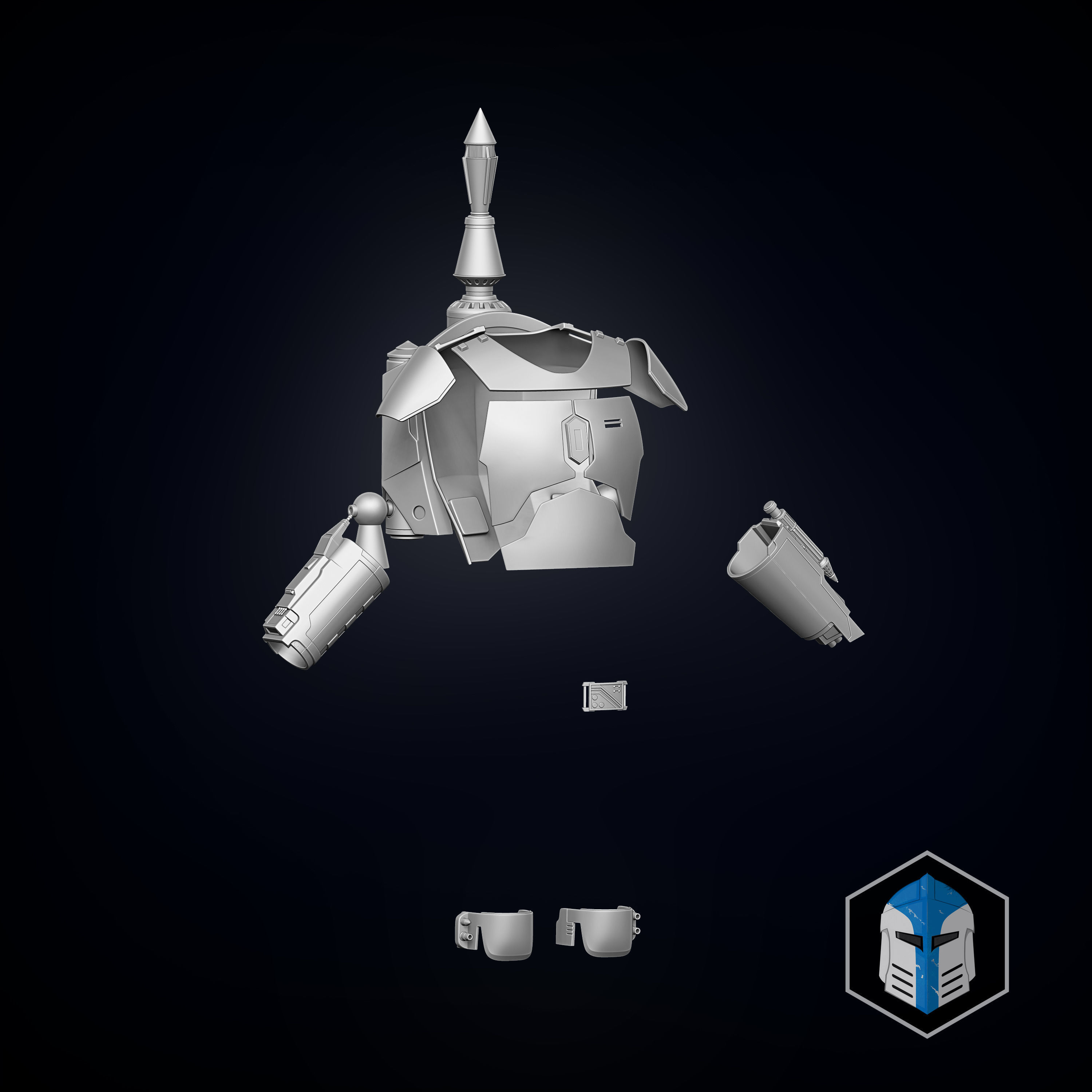 Boba Fett Armor 3D print model_2