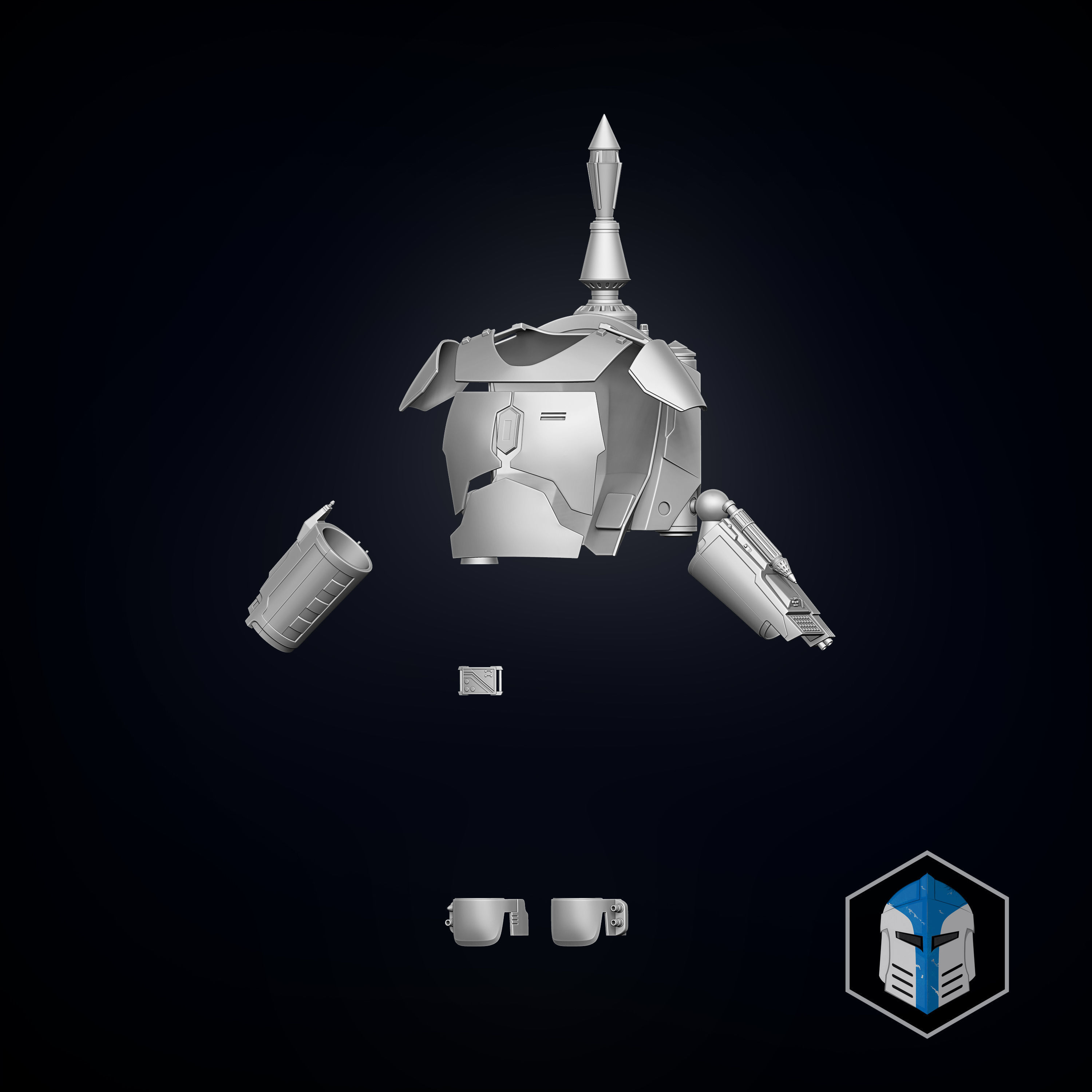 Boba Fett Armor 3D print model_1