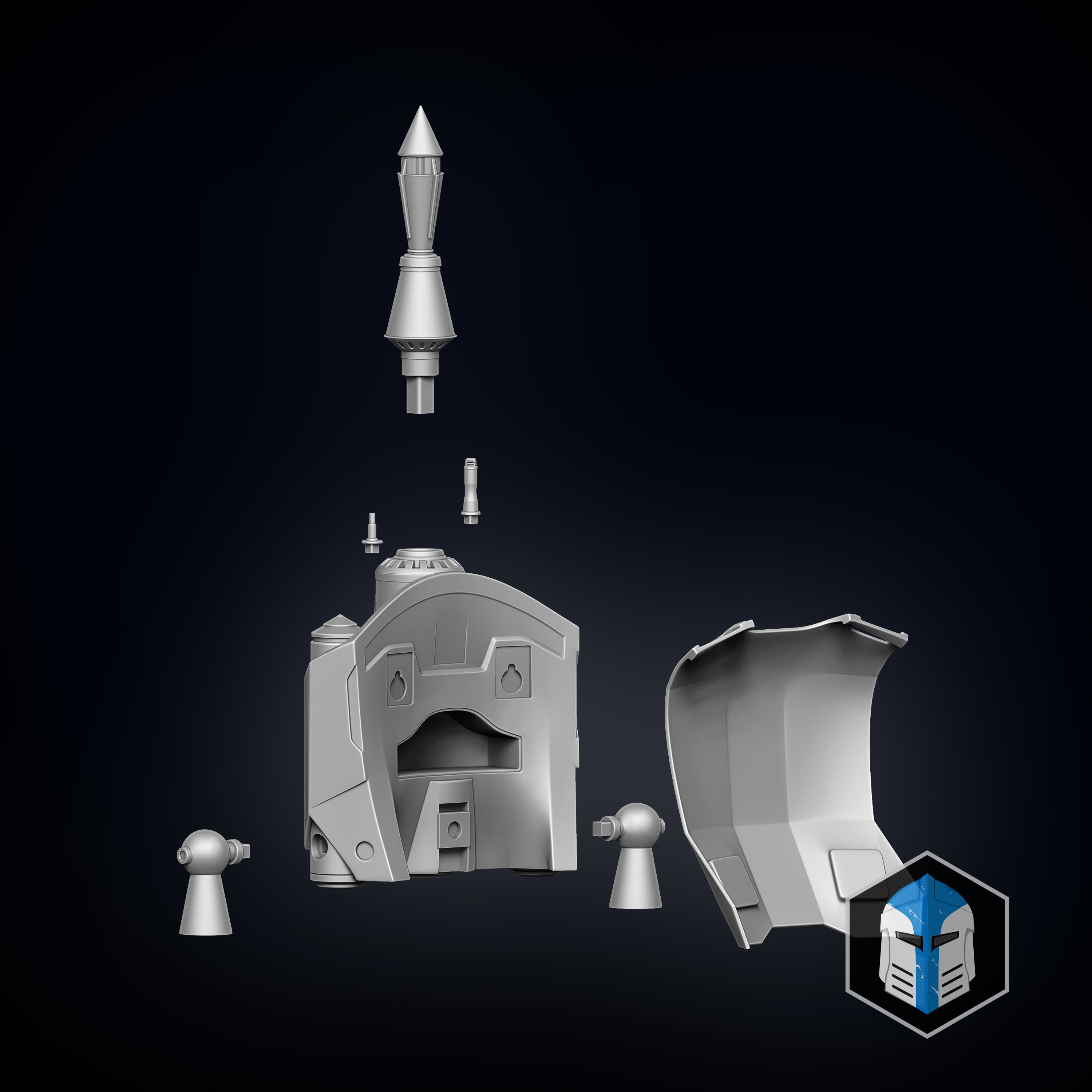 Boba Fett Armor 3D print model_11