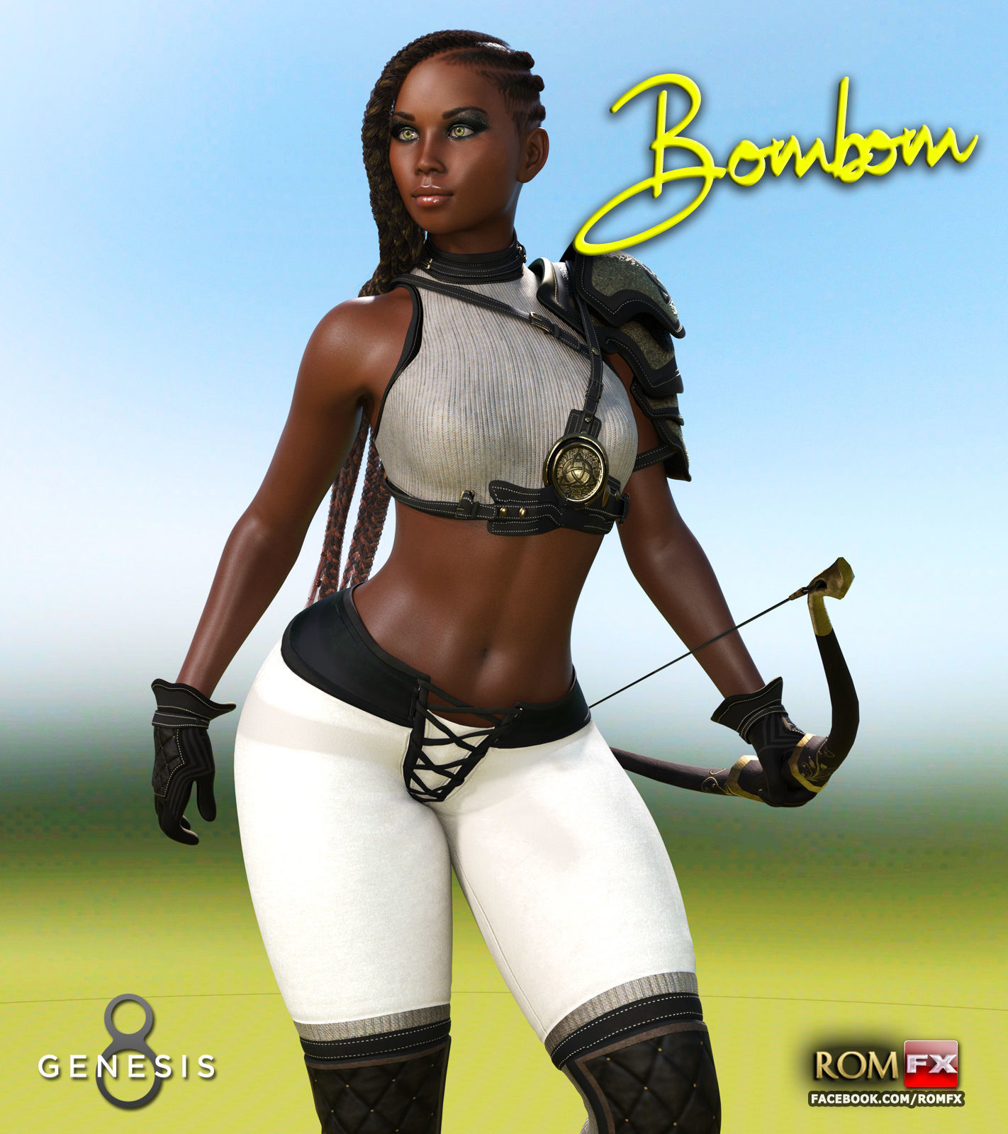 Bombom For G8F 3D model_1