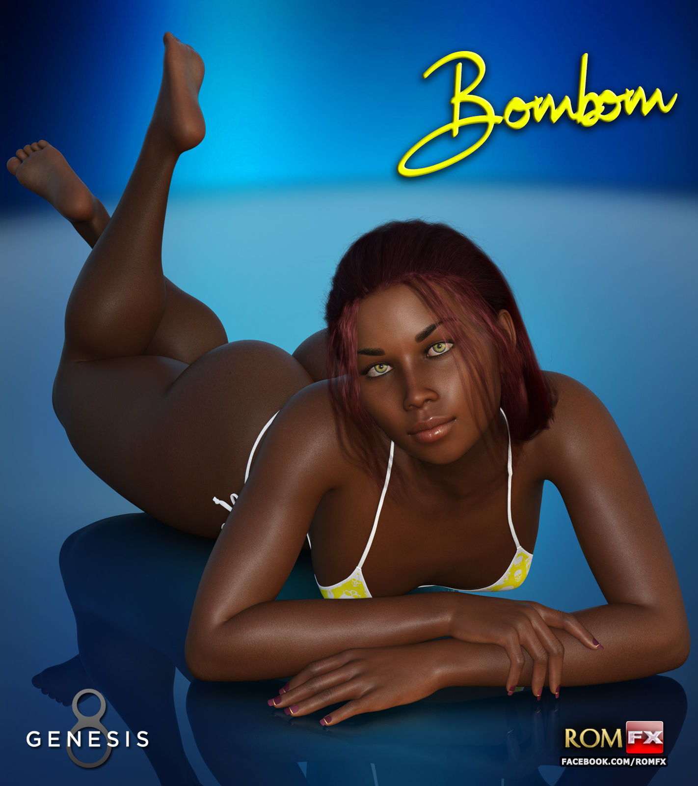 Bombom For G8F 3D model_3