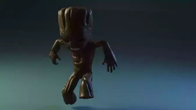 Groot baby Rigged
