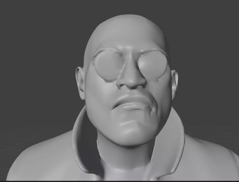 Laurence Fishburne Morpheus 3D print model_7