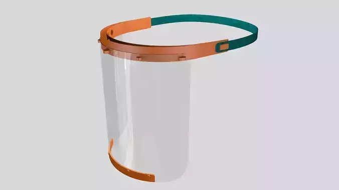 Protective Face Shield covid-19 model