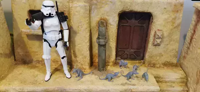Star Wars Scurrier creatures - 3 poses 3D print model