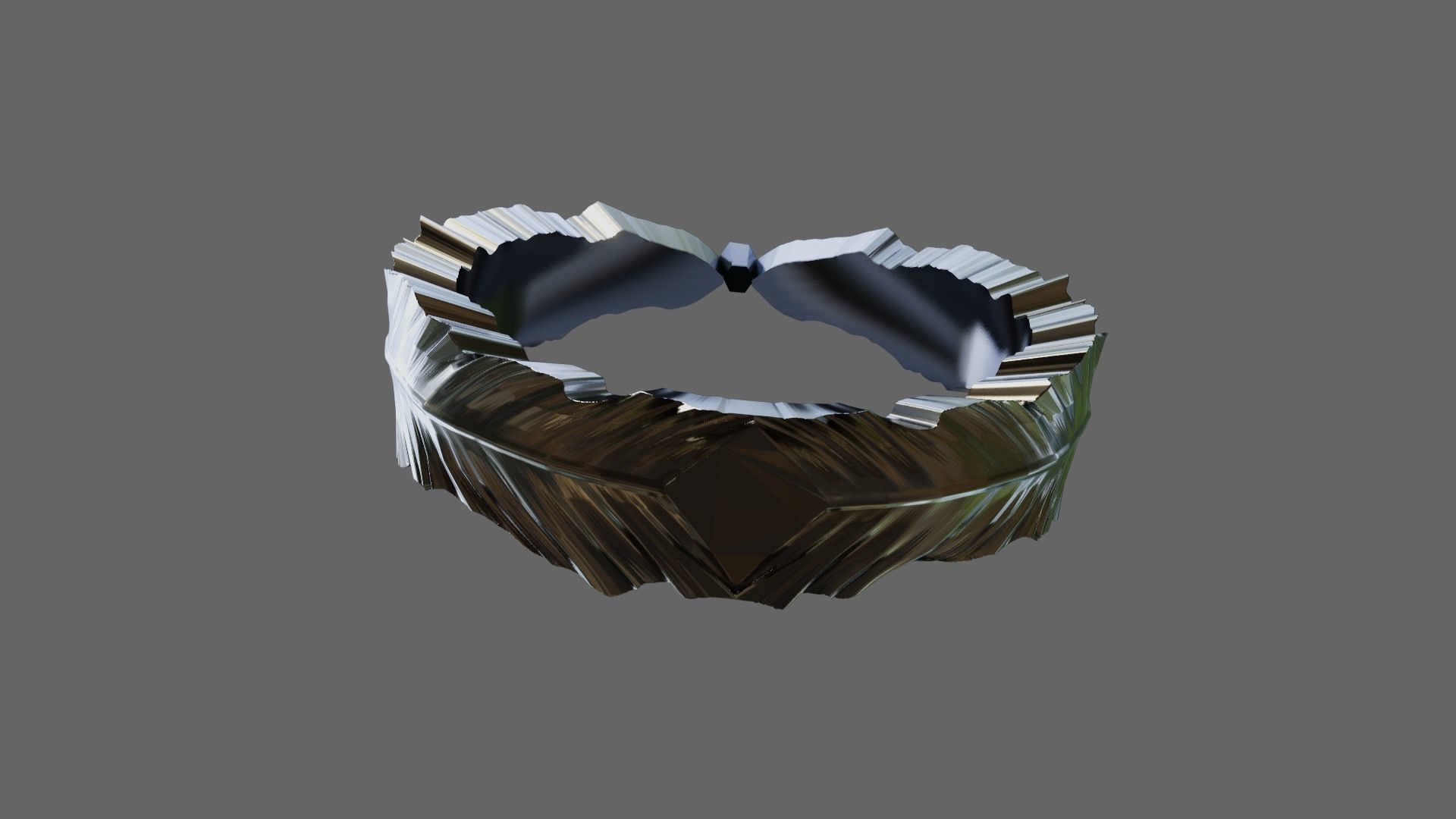 Ring - simple modern design 3D print model_4