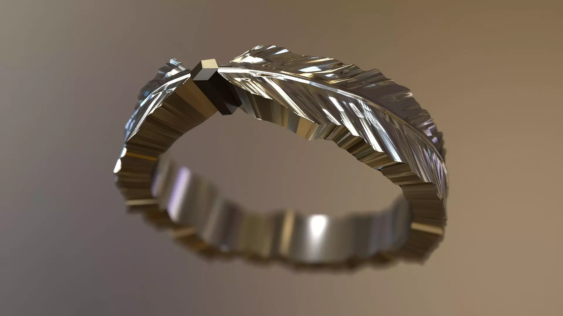 Ring - simple modern design 3D print model_0