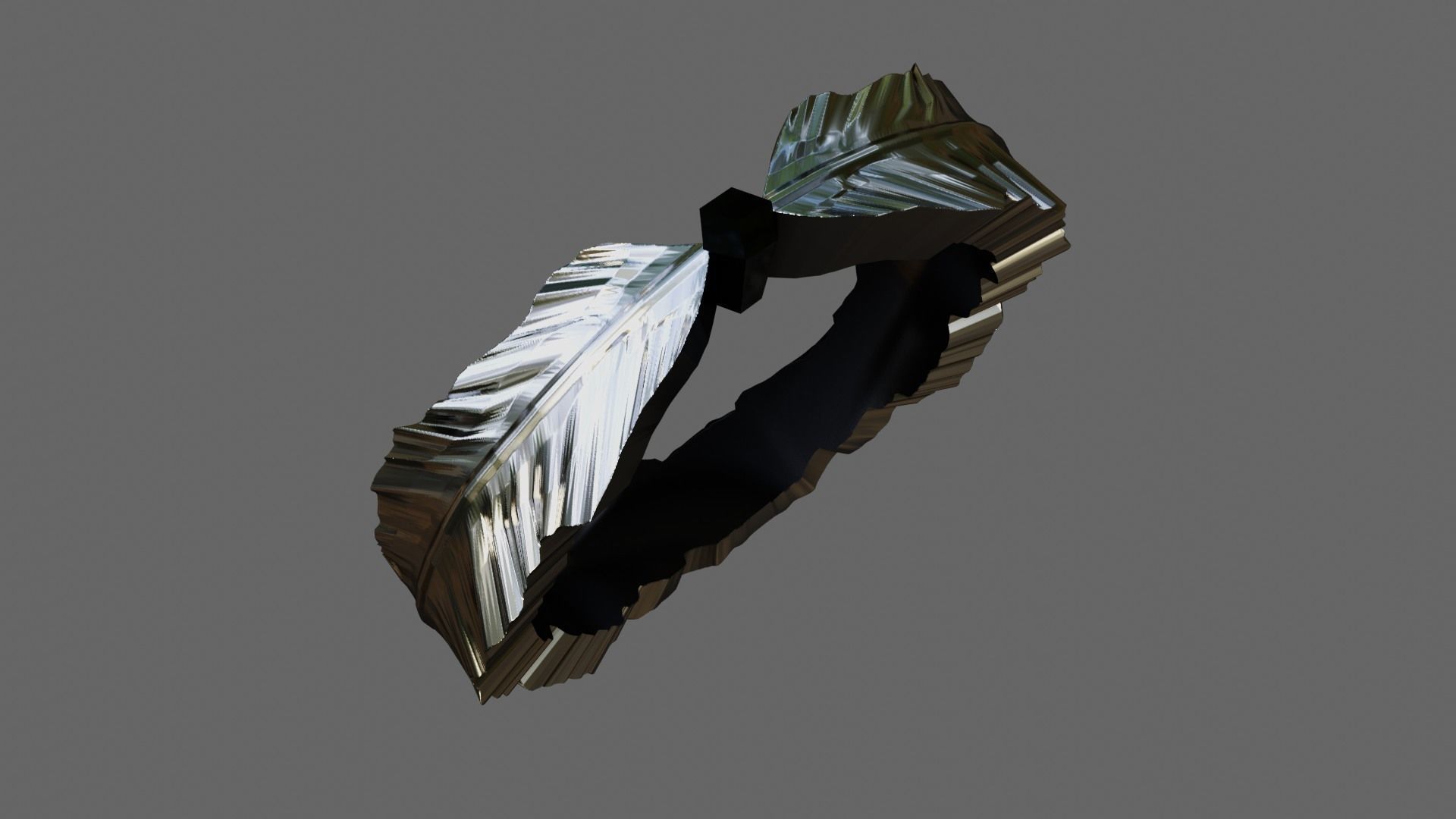 Ring - simple modern design 3D print model_7