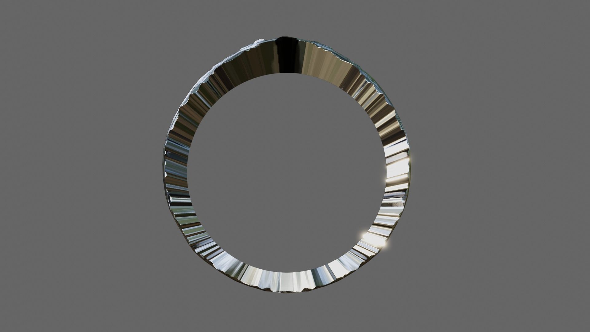 Ring - simple modern design 3D print model_5