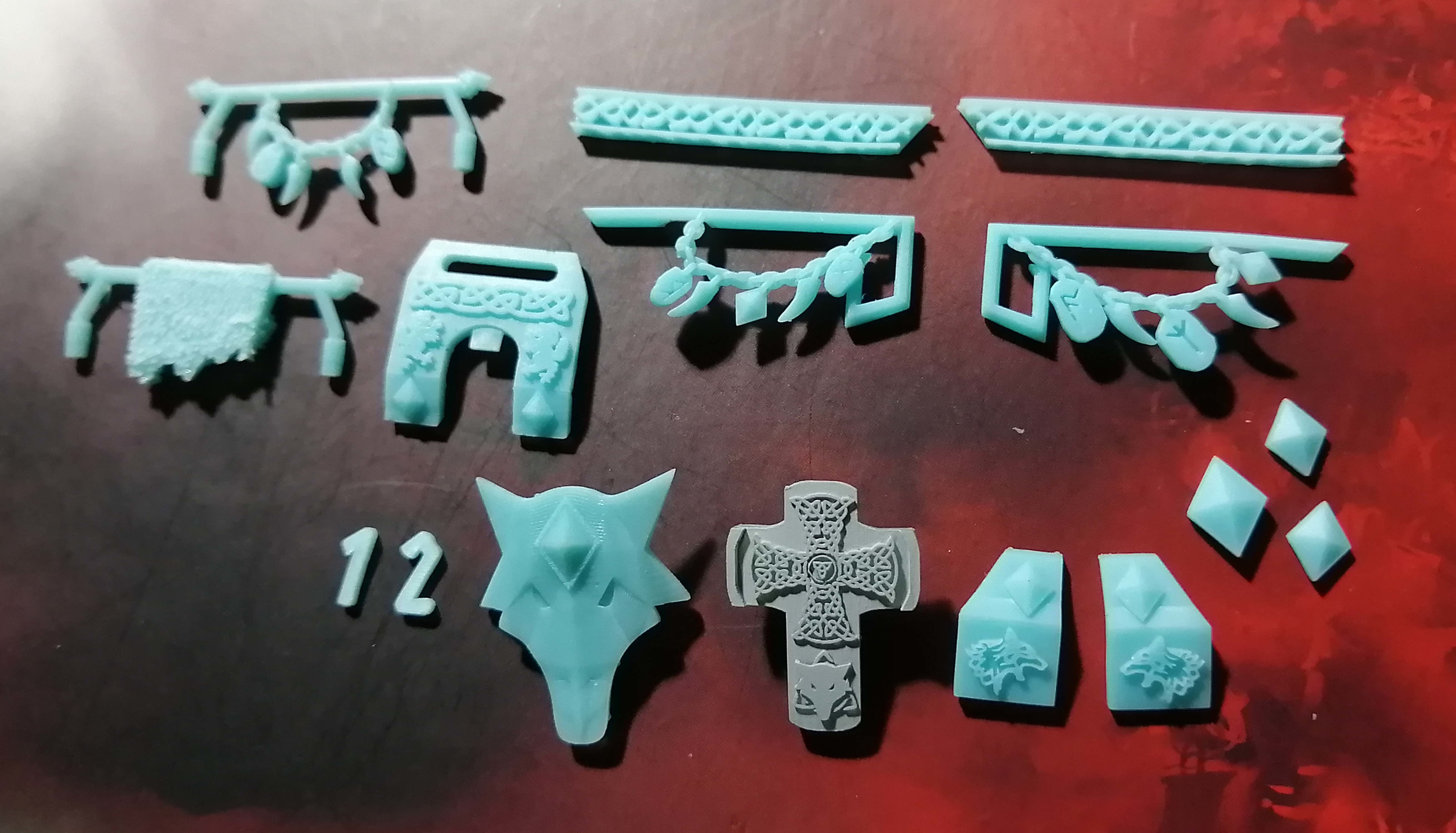 Wolf viking space marine ATV upgrades 3D print model_3