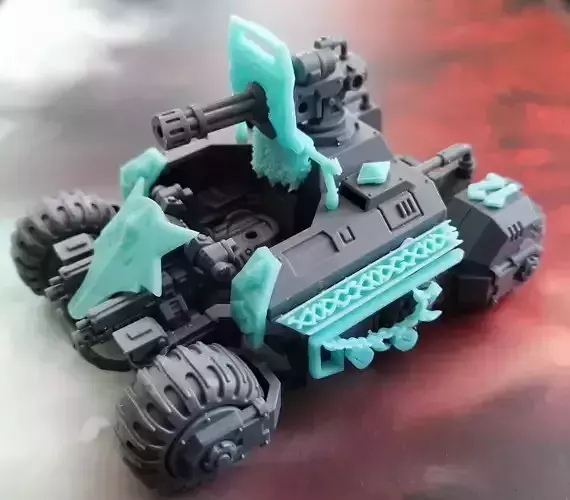 Wolf viking space marine ATV upgrades 3D print model