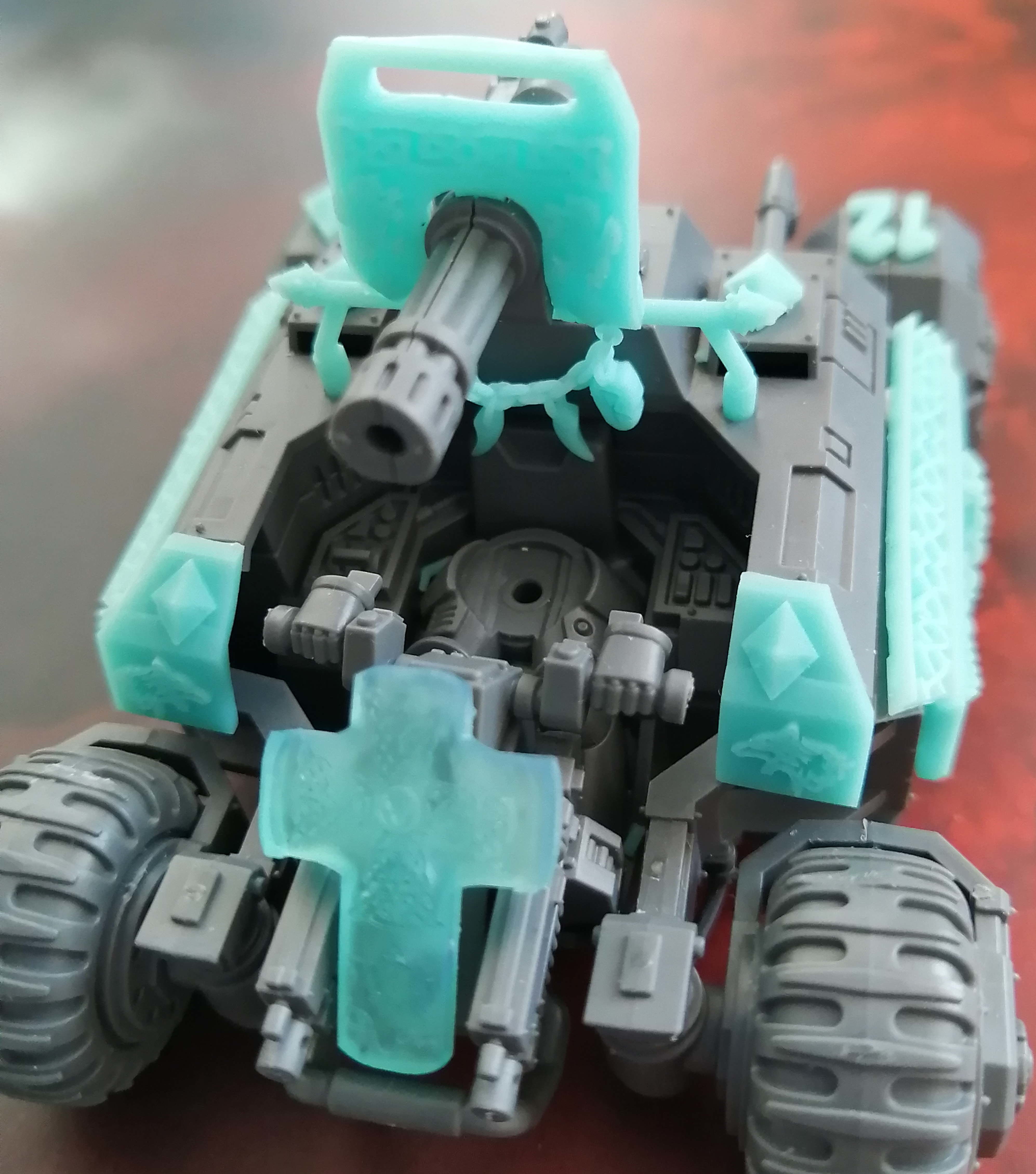 Wolf viking space marine ATV upgrades 3D print model_2