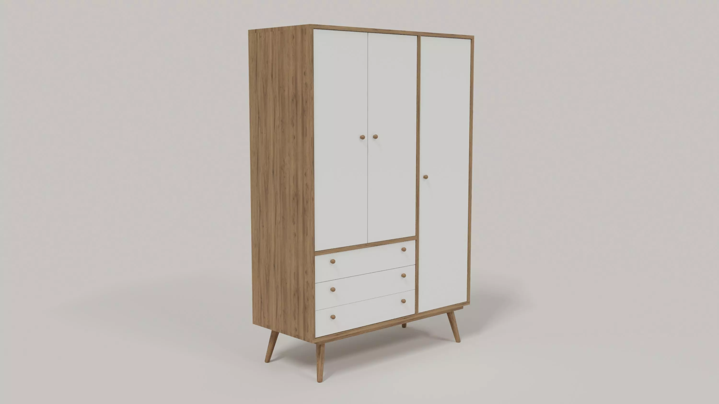 Retro Cabinet Free 3D model