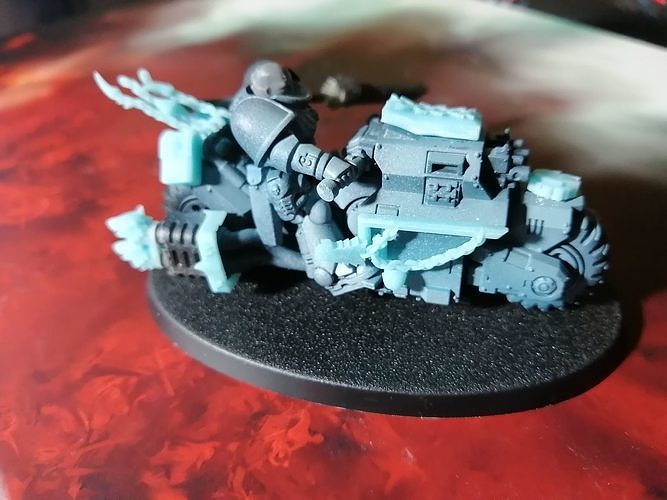 Space viking wolf bike upgrades 3D print model