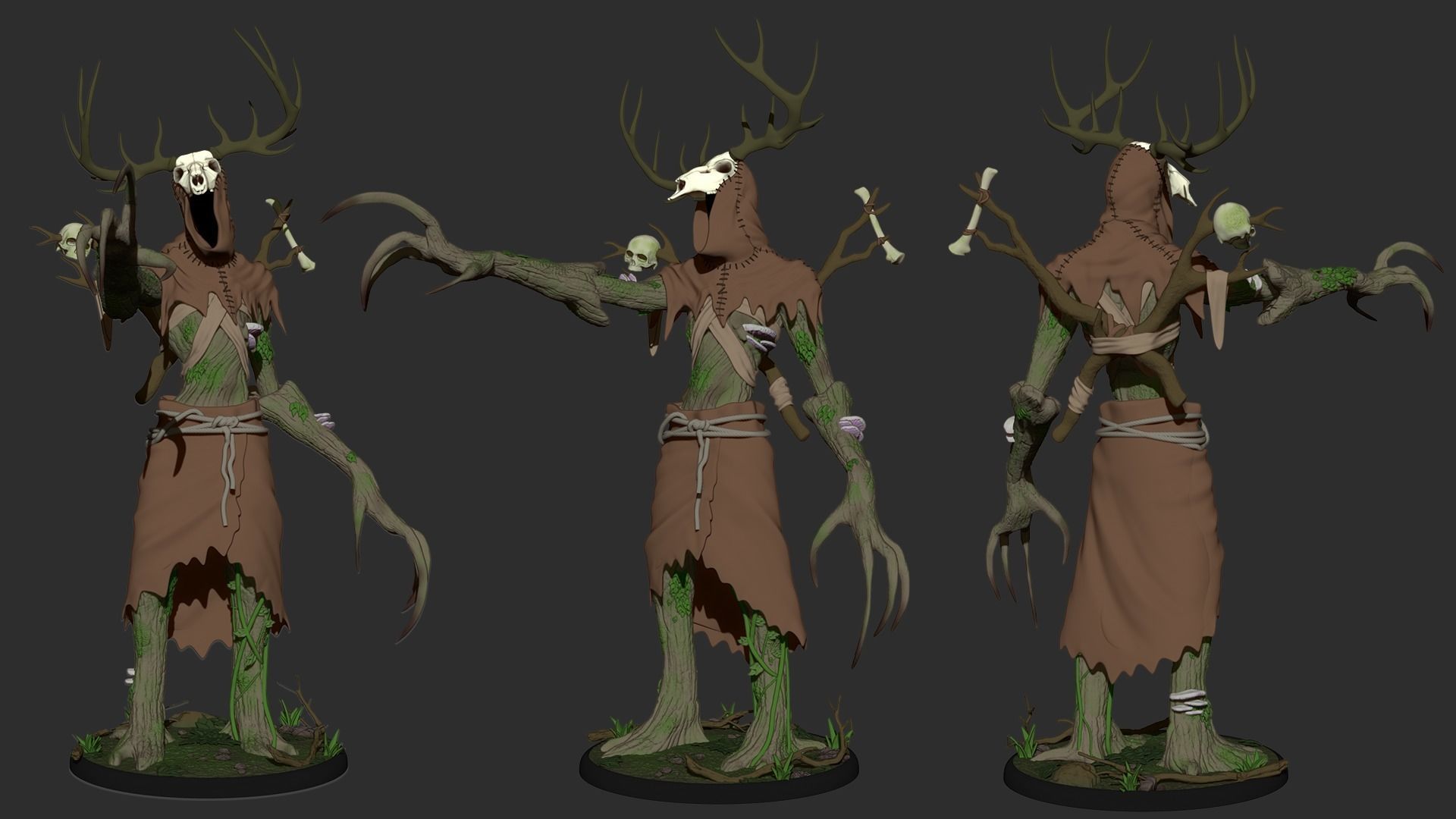 Leshen - The Witcher 3 3D print model_2