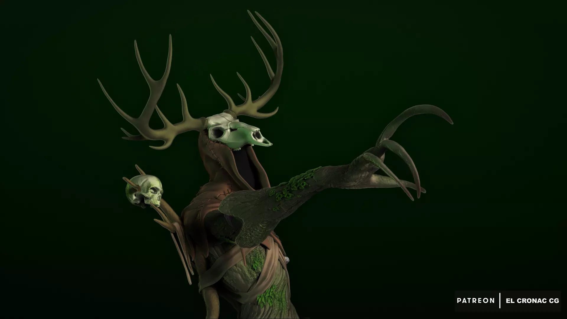 Leshen - The Witcher 3 3D print model_0