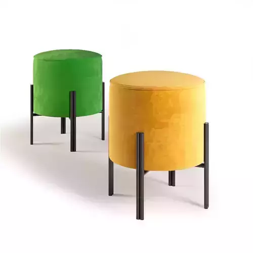 ottoman two stools with legs