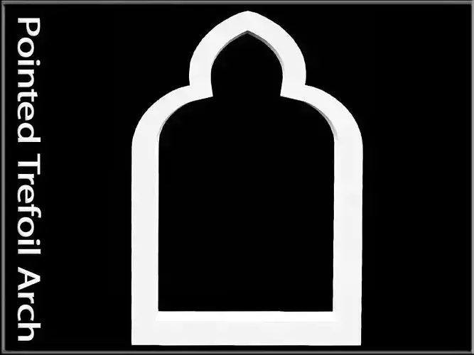 Pointed Trefoil Arch 02