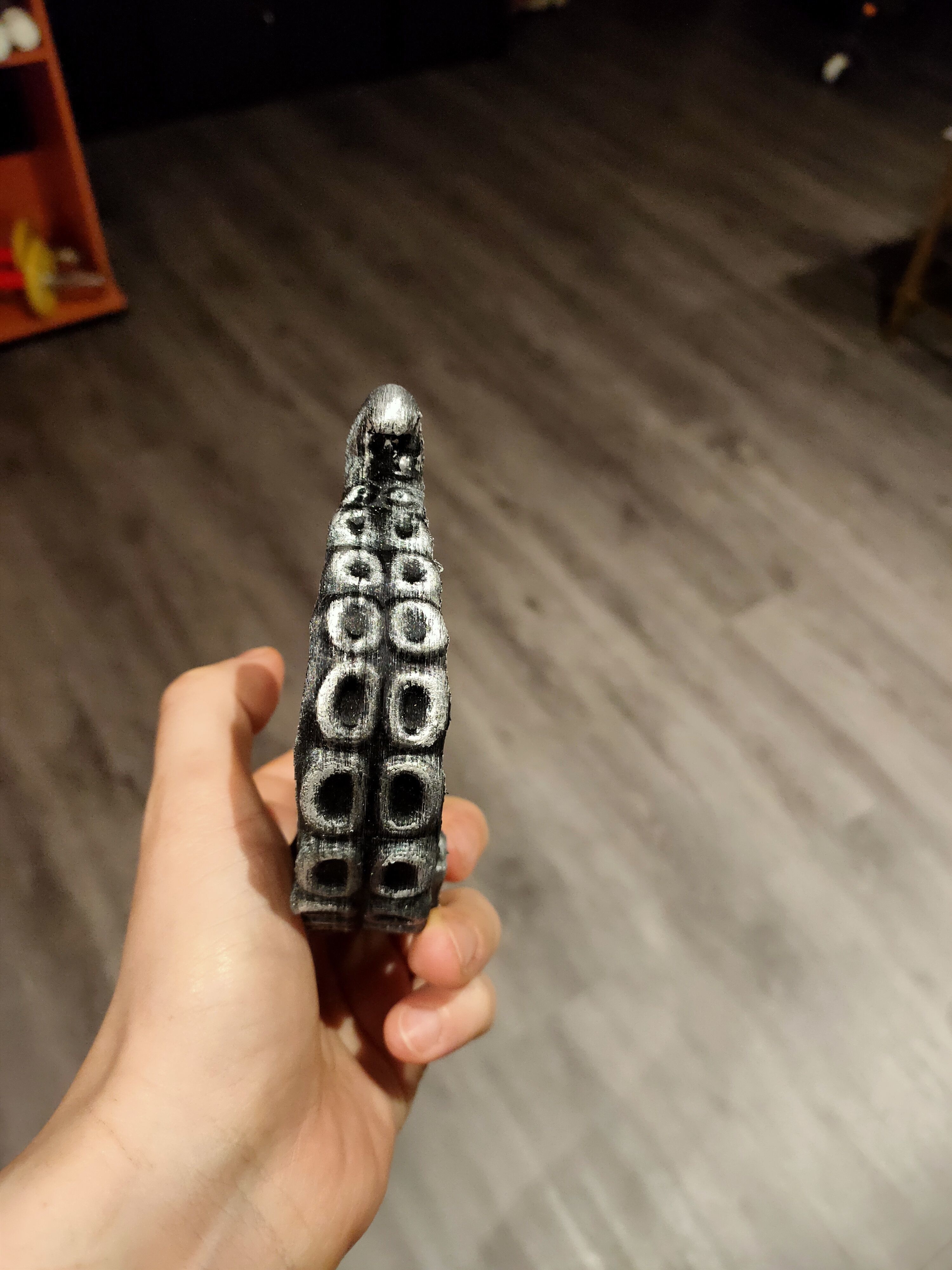 tentacle door stop 3D print model_3