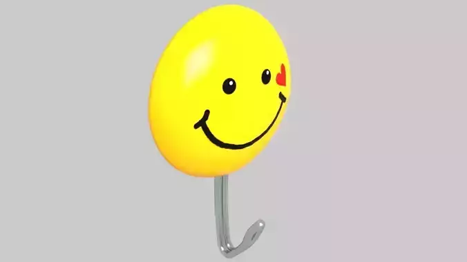 Smile coat hook