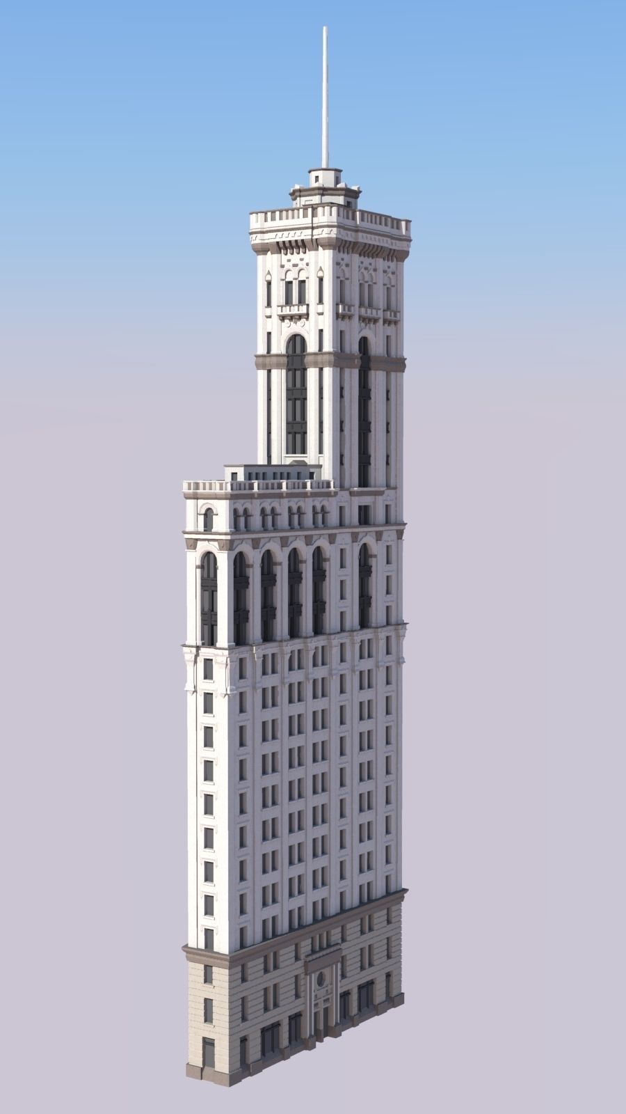 One Times Square 3D print model_3