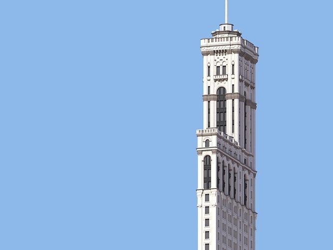 One Times Square 3D print model