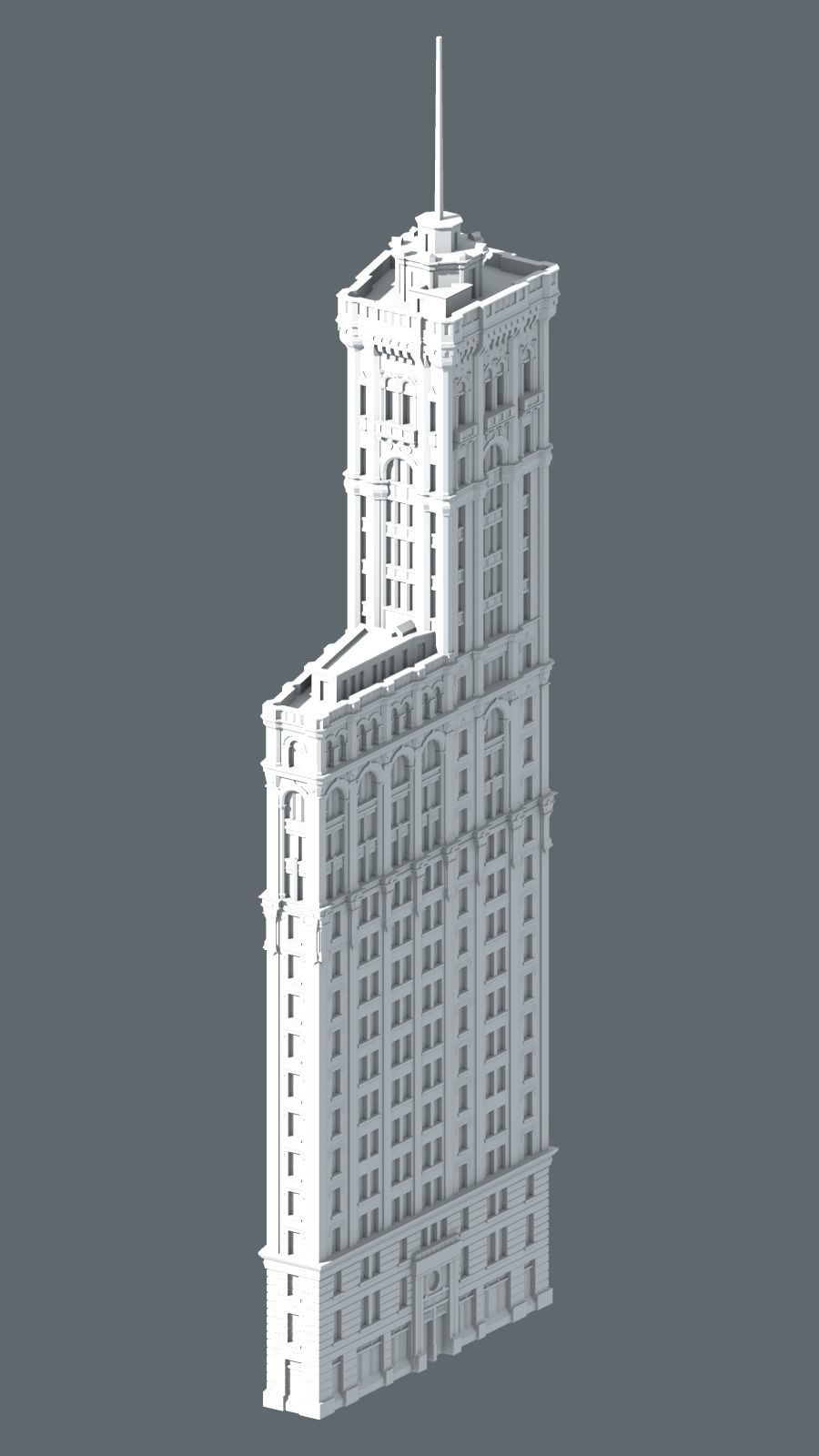 One Times Square 3D print model_7