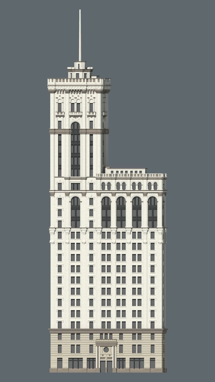 One Times Square 3D print model_6