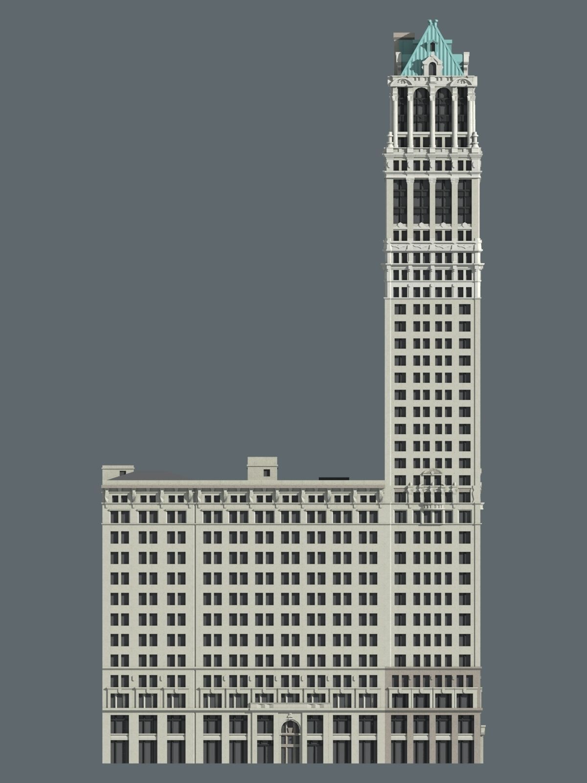 Book Tower 3D print model_4