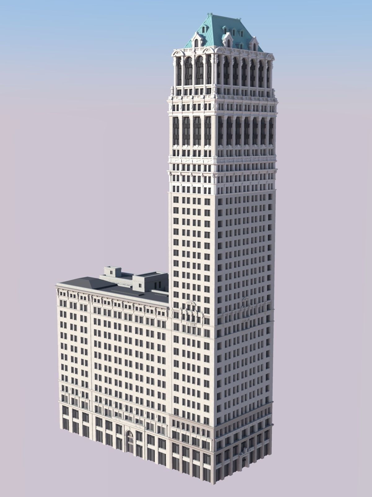 Book Tower 3D print model_2