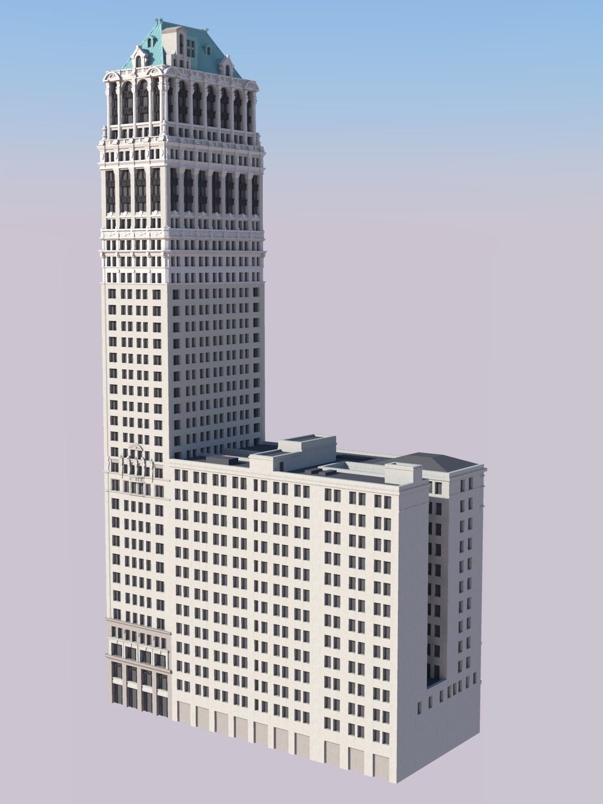 Book Tower 3D print model_3