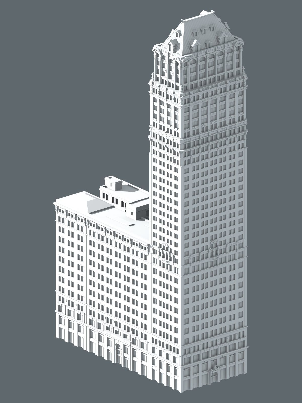 Book Tower 3D print model_6