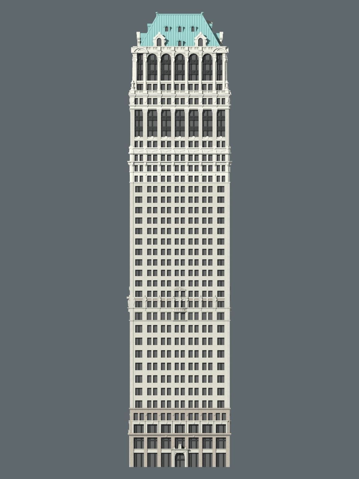 Book Tower 3D print model_5