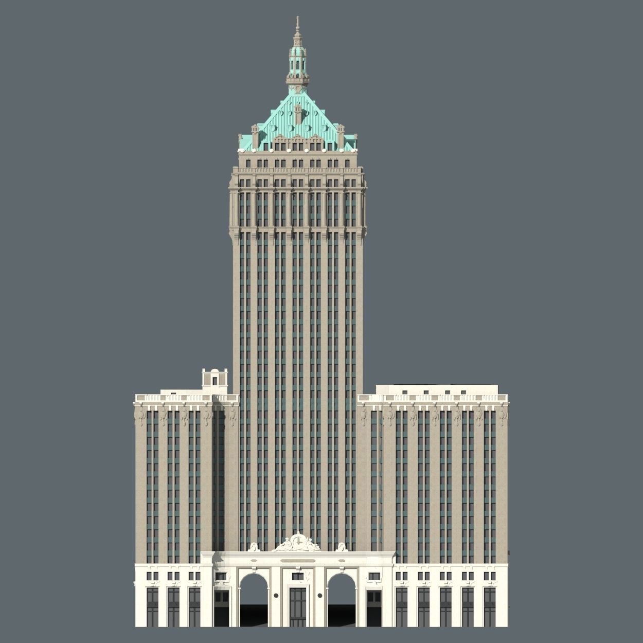 Helmsley Building 3D print model_5