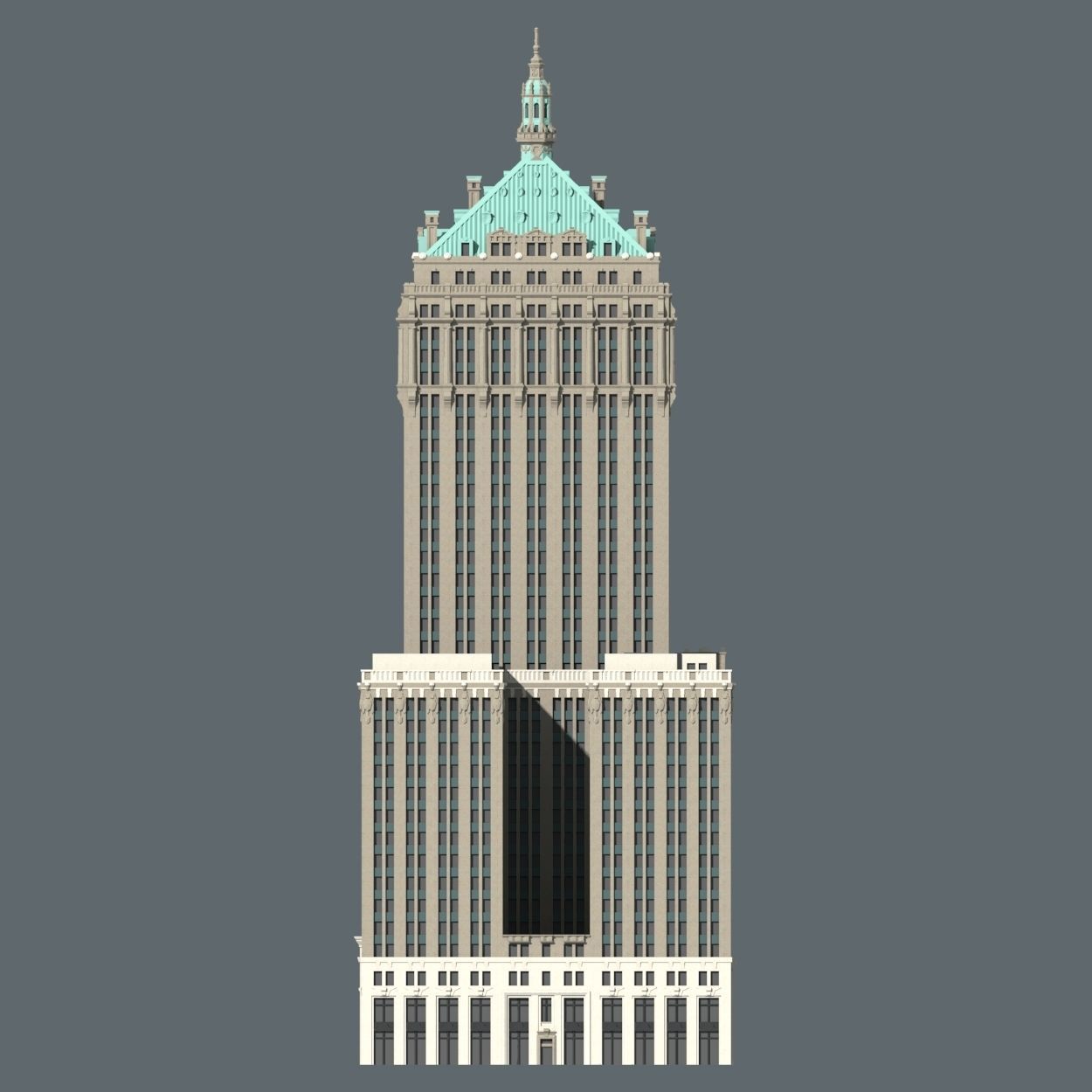 Helmsley Building 3D print model_6
