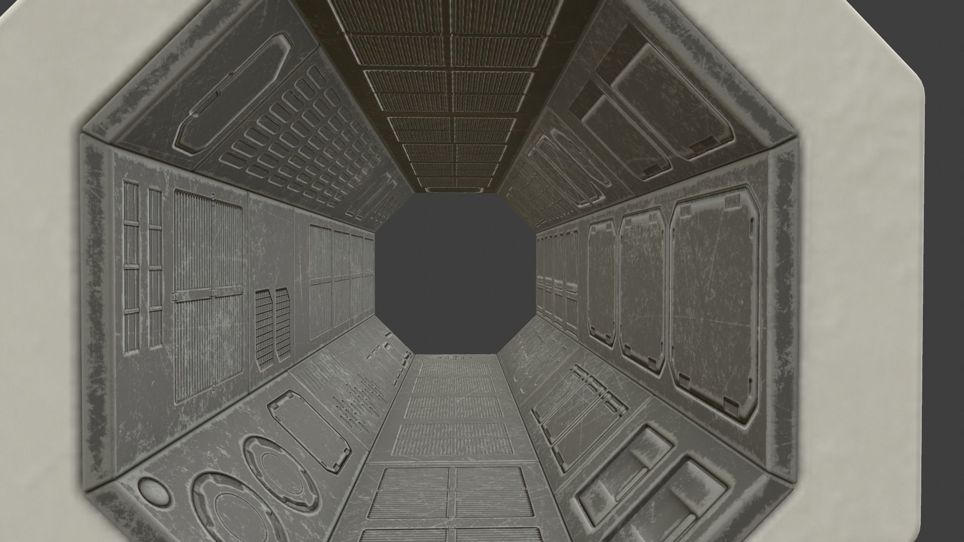 space station modular pack 3D model_99