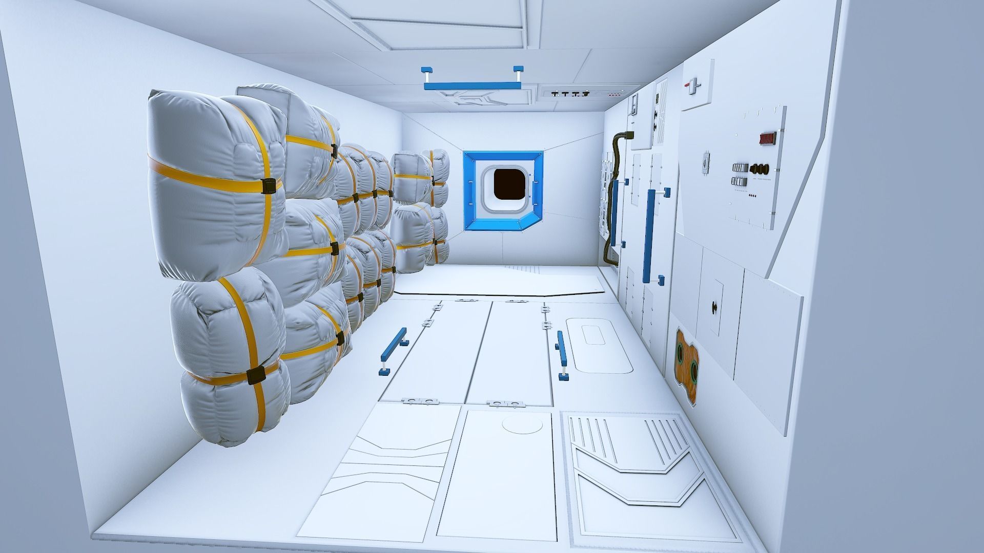 space station modular pack 3D model_63