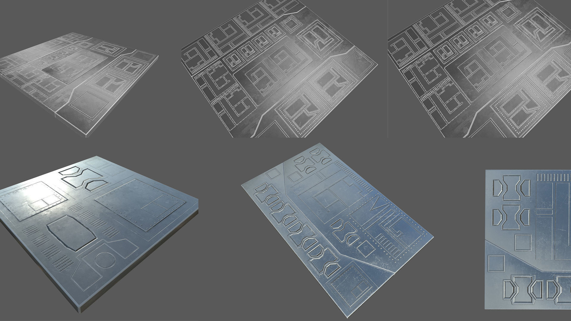 space station modular pack 3D model_4