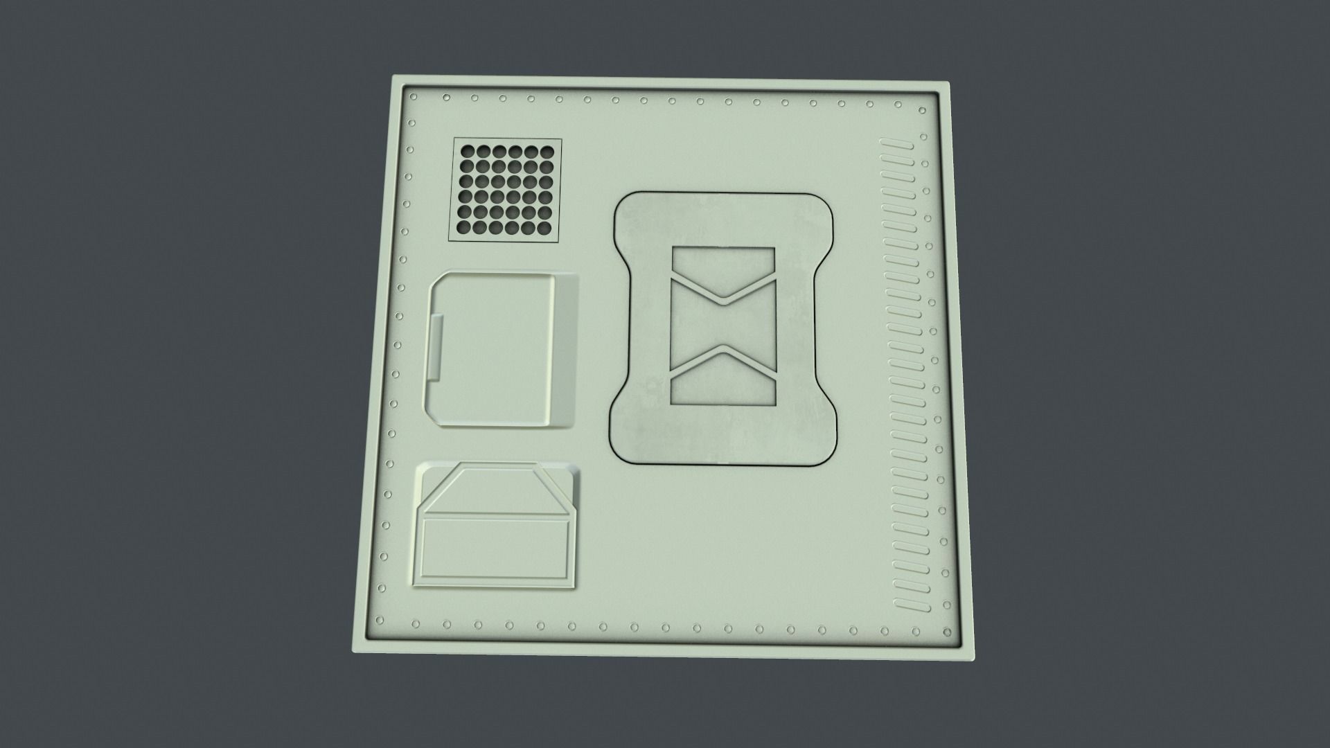 space station modular pack 3D model_40