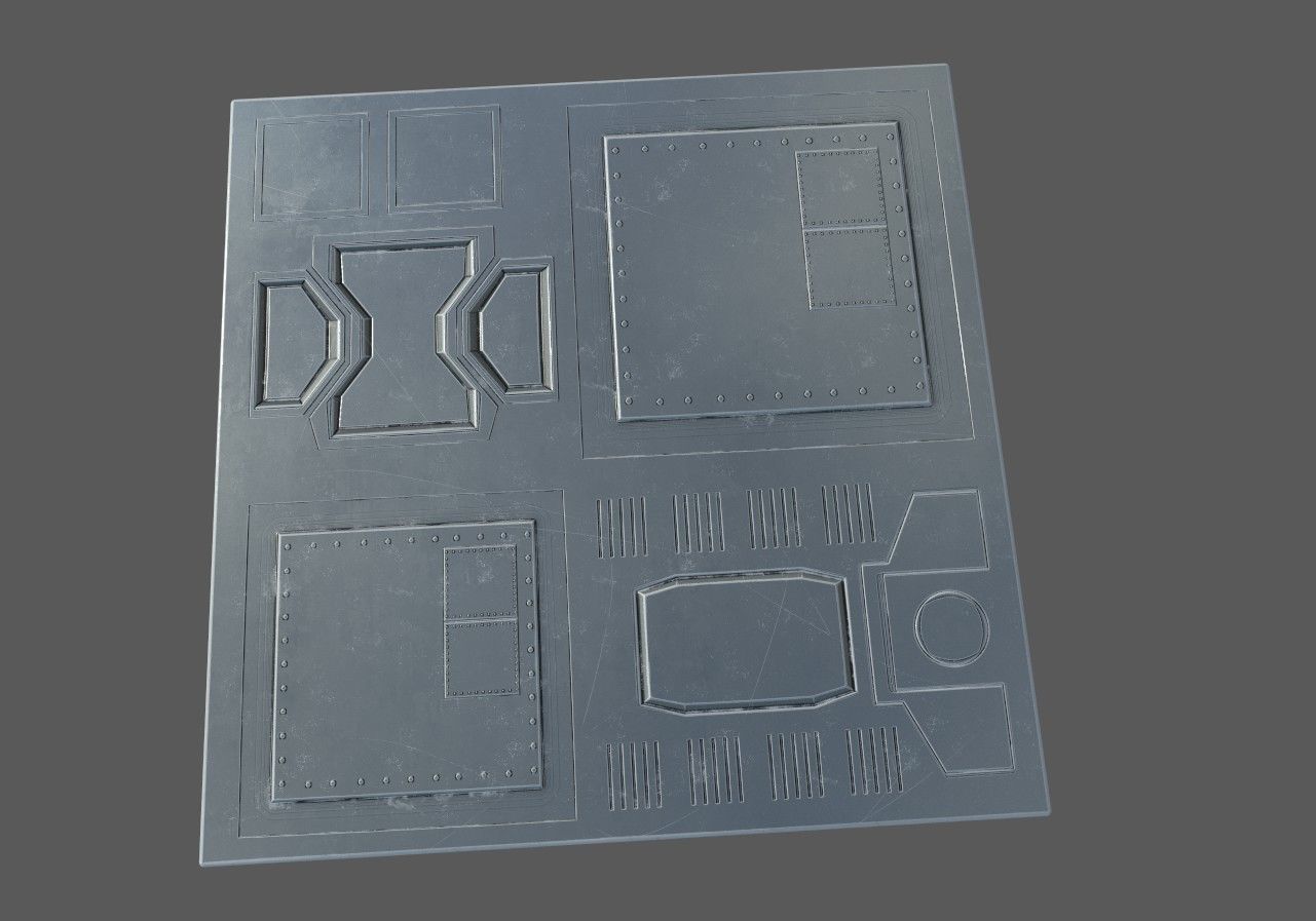 space station modular pack 3D model_20