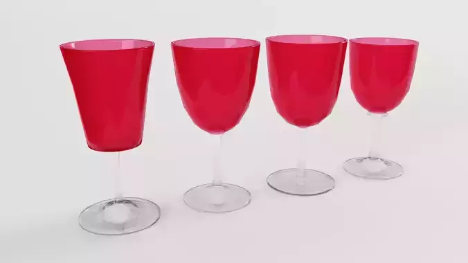 Victorian Cranberry Glasses