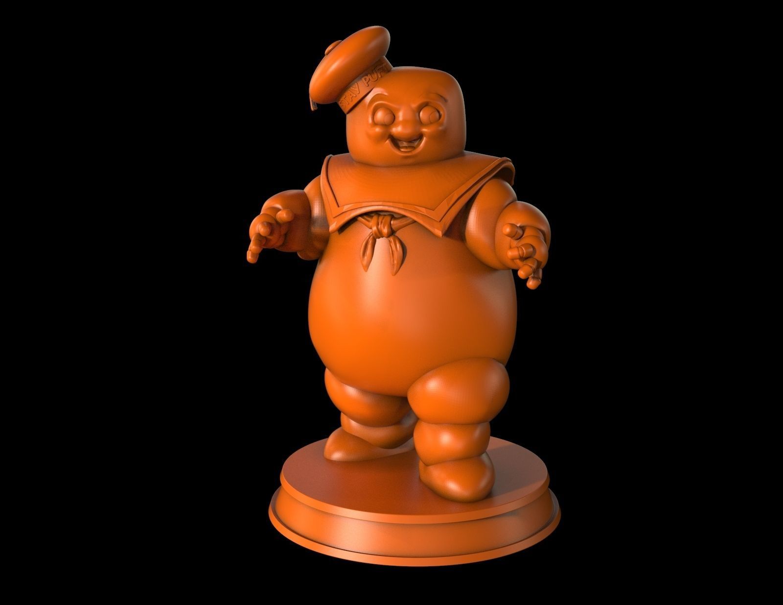 Stay Puft Marshmallow Man 3D print model_5