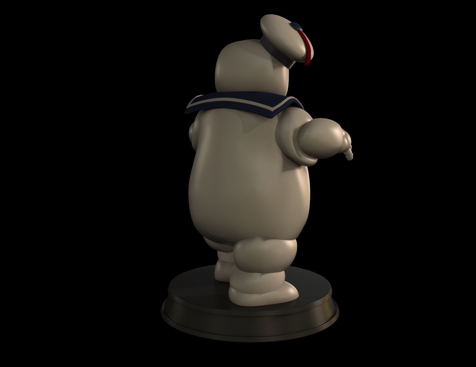 Stay Puft Marshmallow Man 3D print model_3