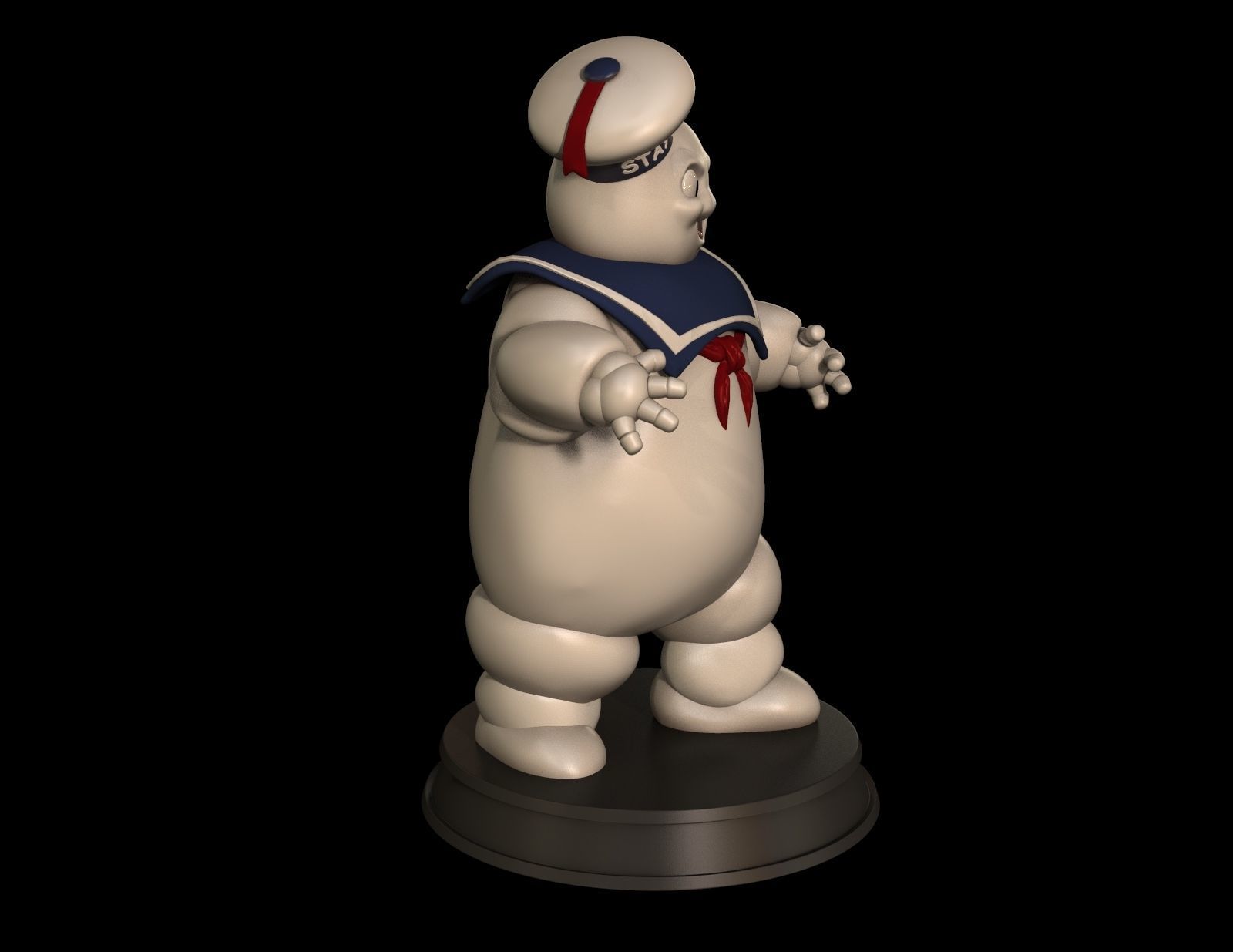 Stay Puft Marshmallow Man 3D print model_2